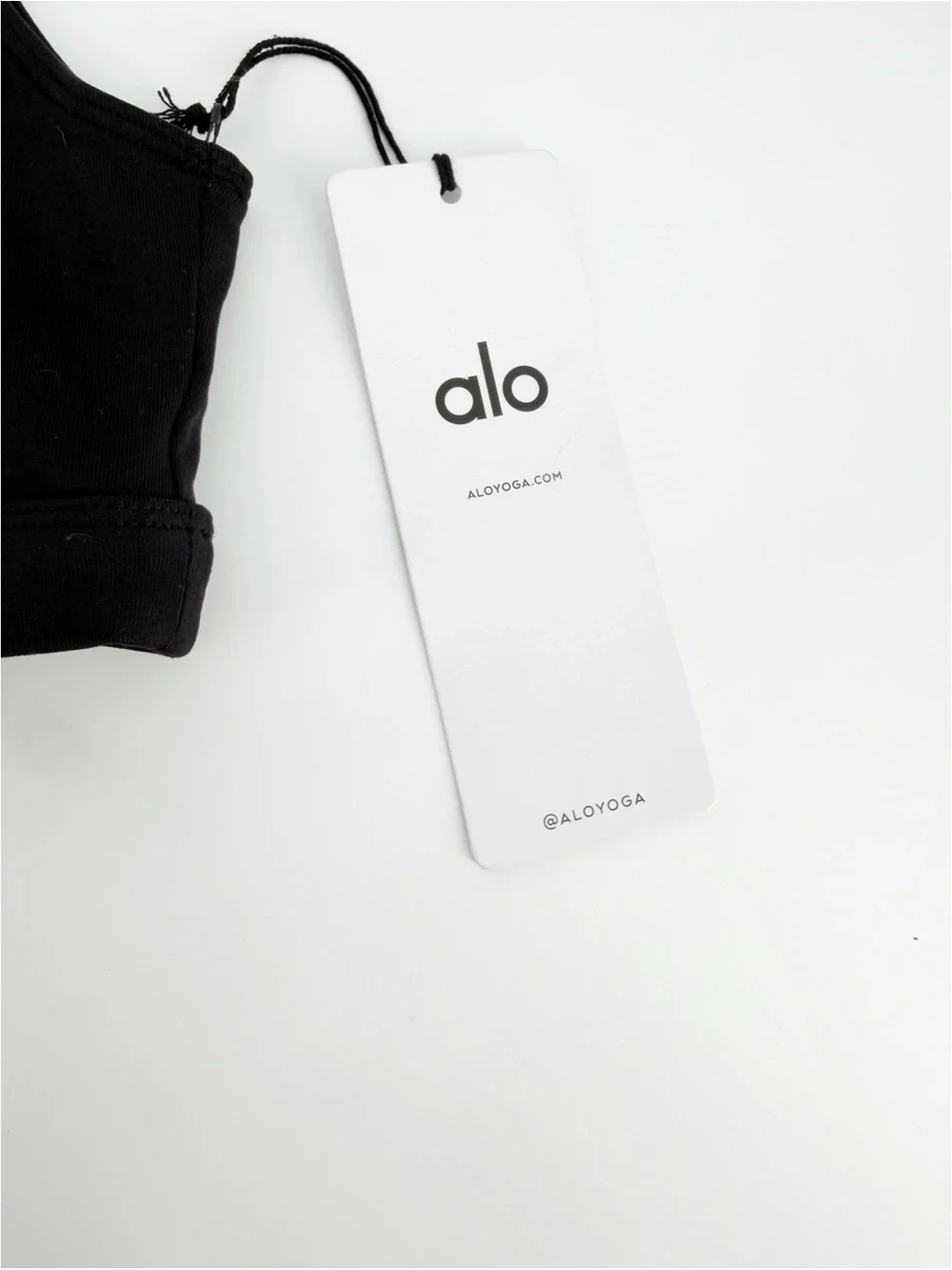 ALO Yoga Ambient Logo Bra NWT